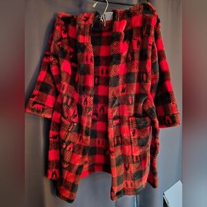 Cat & Jack Kids Buffalo Checkard Robe